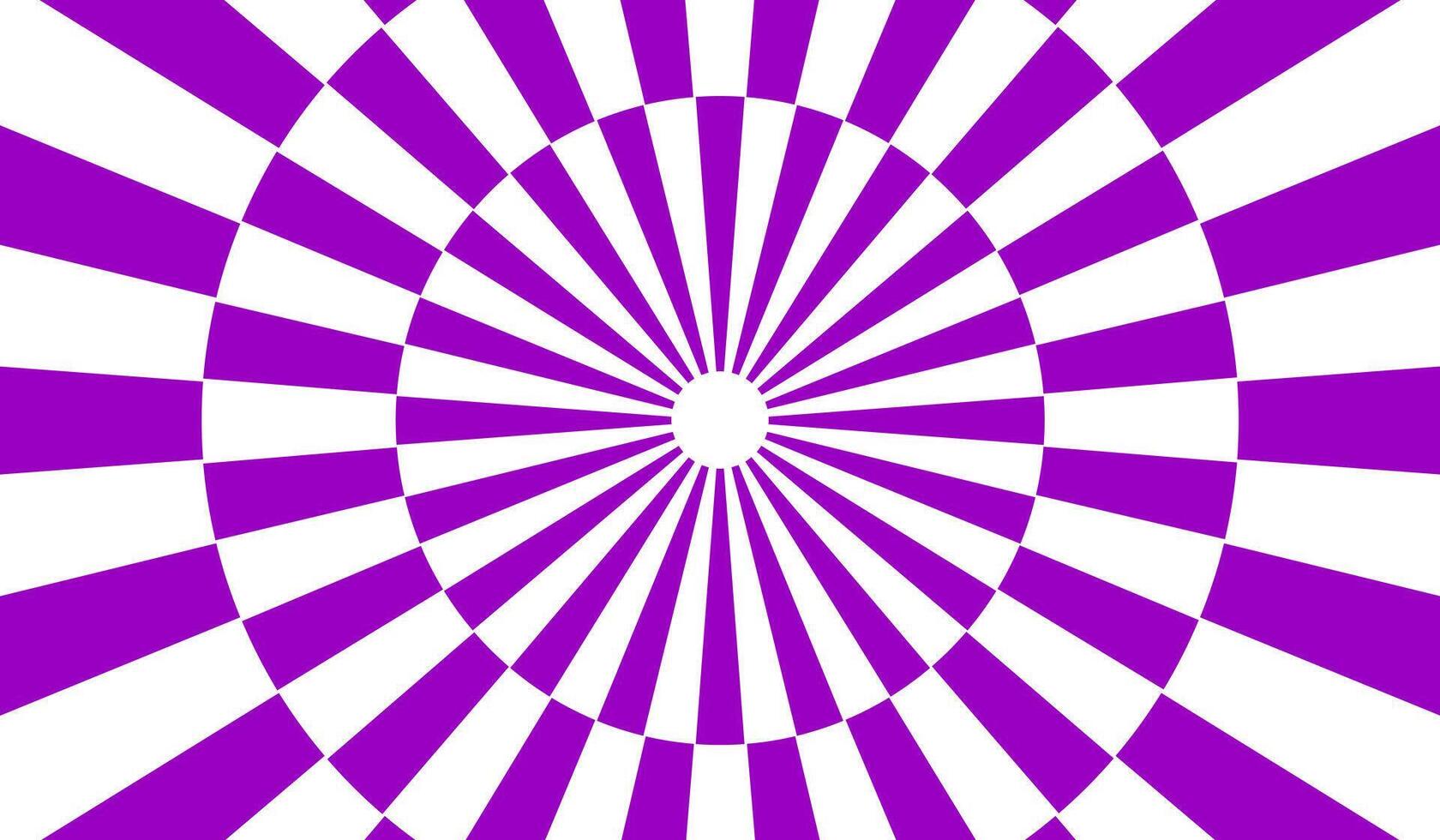 Purple and white radial burst design with concentric rays for vibrant backgrounds digital art and abstract motion graphics vector