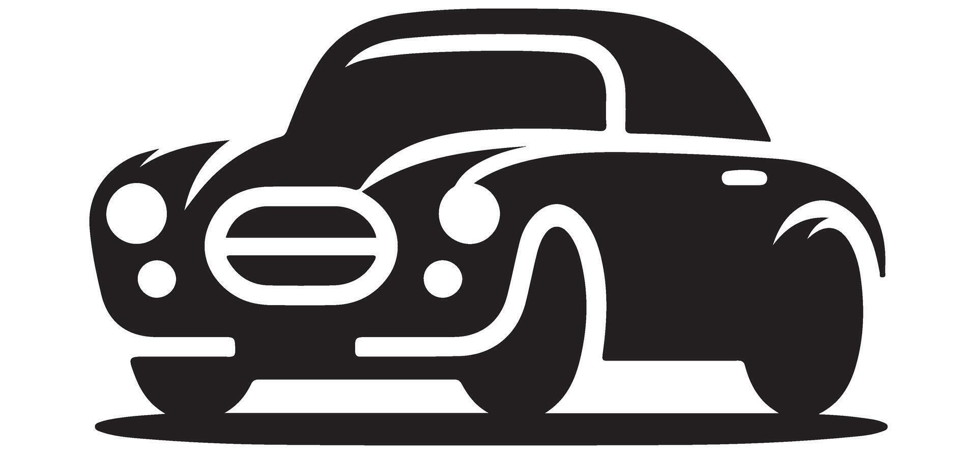 Classic Car Illustration Automotive Vehicle Design Transportation Art vector