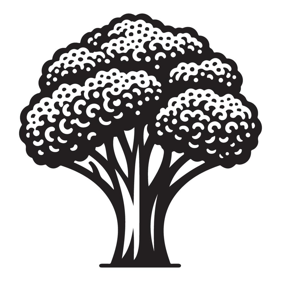 Silhouette Tree Illustration Nature Symbol Forestry Landscape Design vector