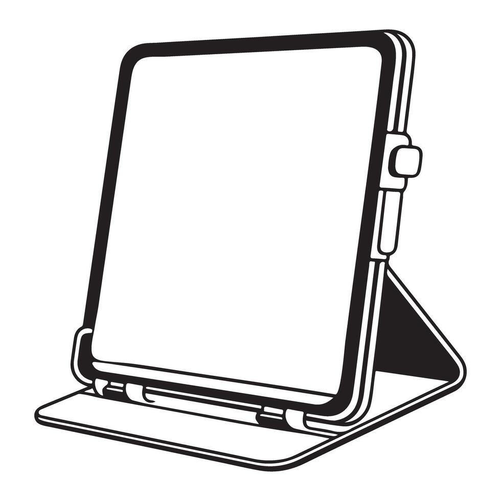Modern Tablet Device Graphic Design for Mobile Applications vector