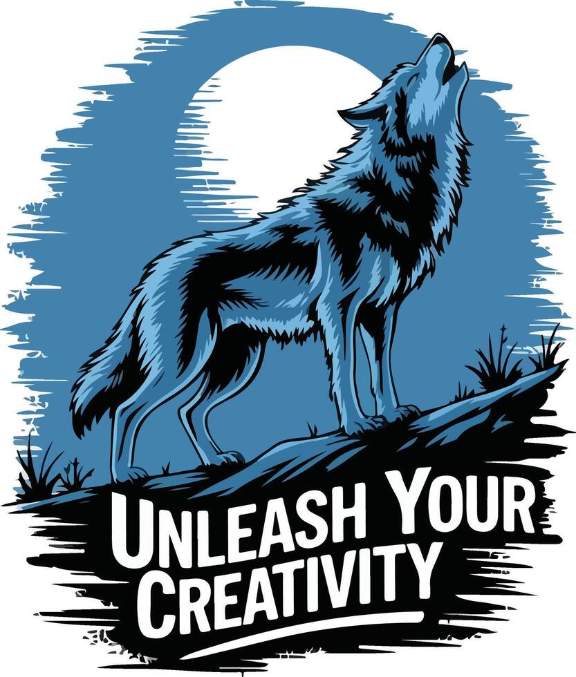 Unleash your creativity logo vector