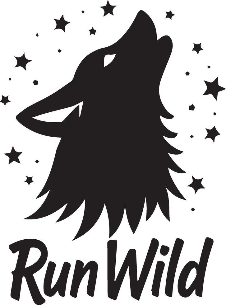 Run wild logo vector