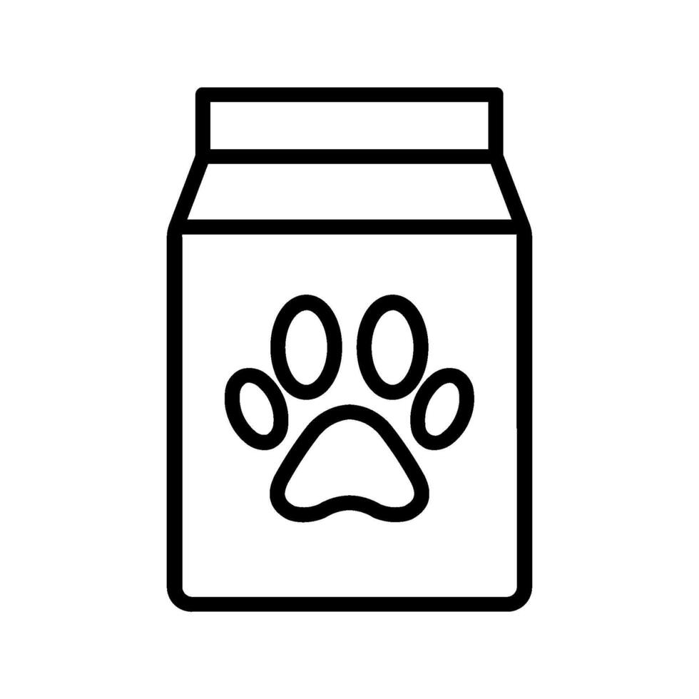 Pet food icon, vector