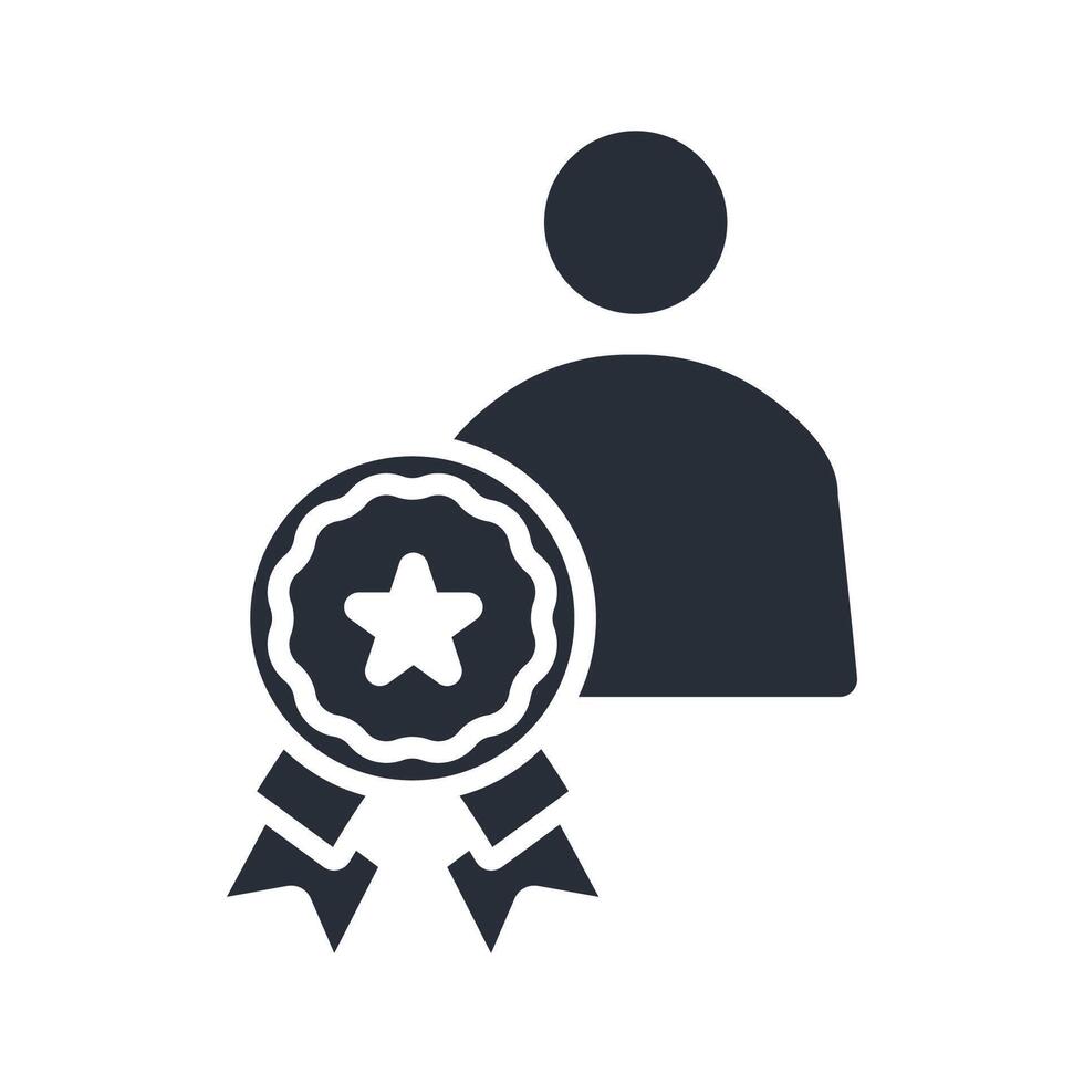 award icon in trendy flat style vector