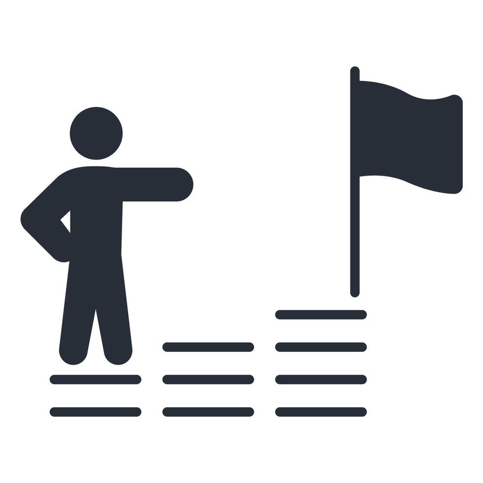 ambition icon in trendy flat style vector