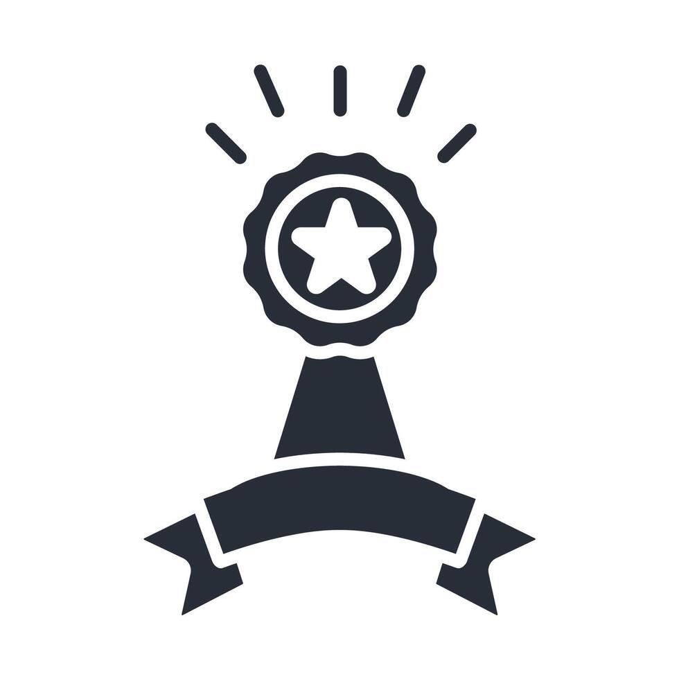 prize icon in trendy flat style vector
