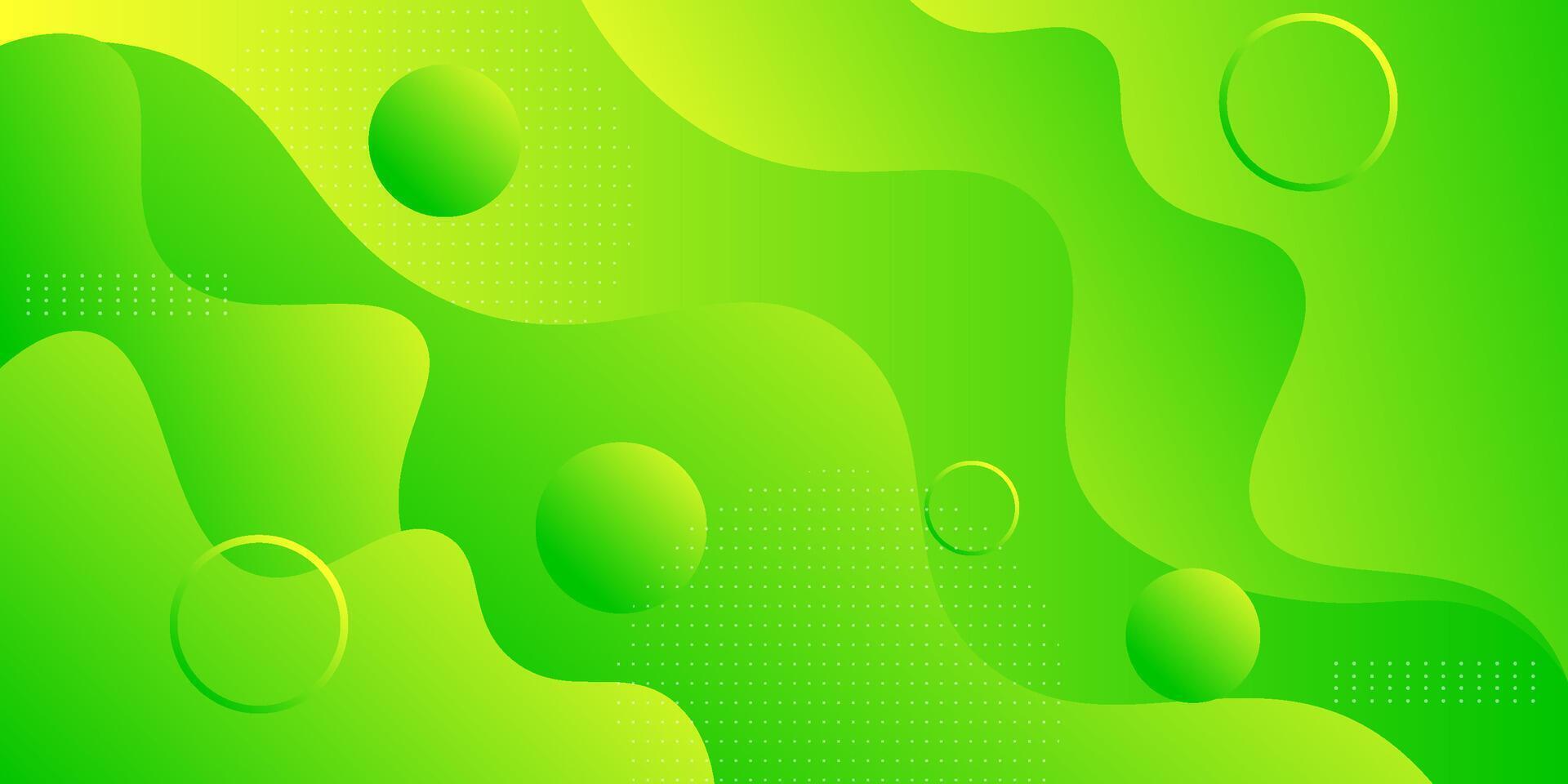 Abstract bright green wave 3D background. Geometric wave pattern and shadow. Realistic 3D wave background. eps10 vector
