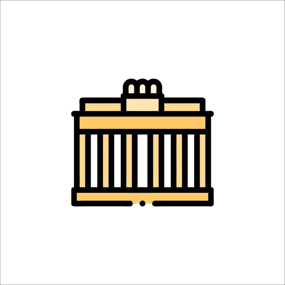 The building of the german parliament in berlin vector