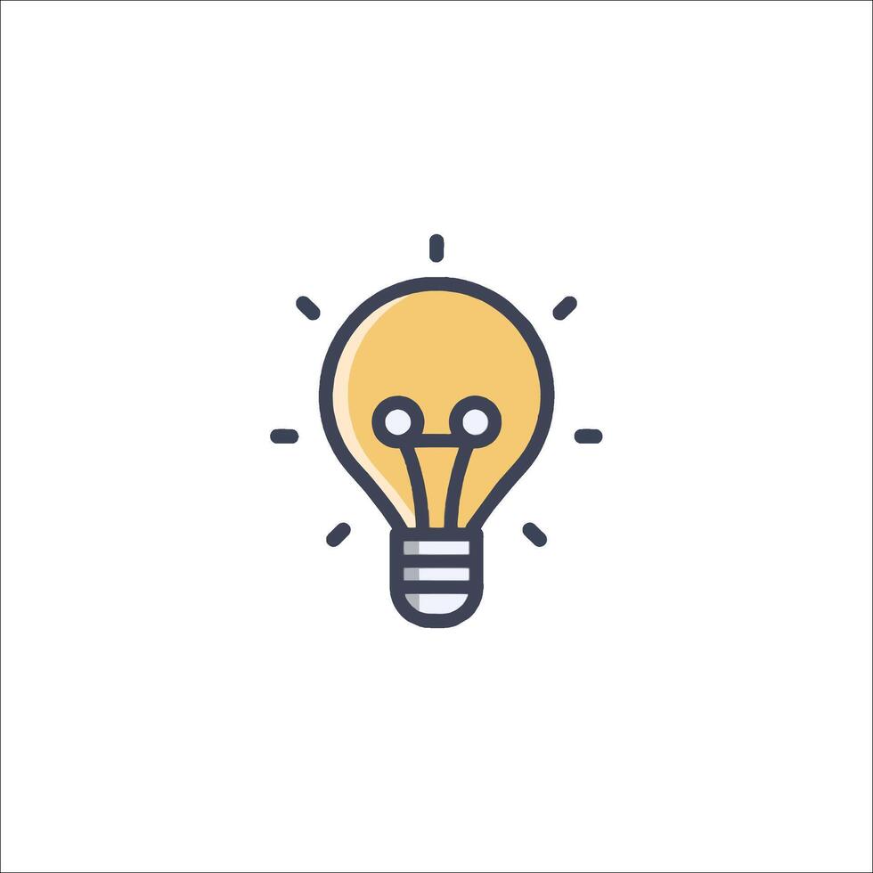 Light bulb icon, light bulb, light bulb icon, light bulb icon, light bulb icon, vector