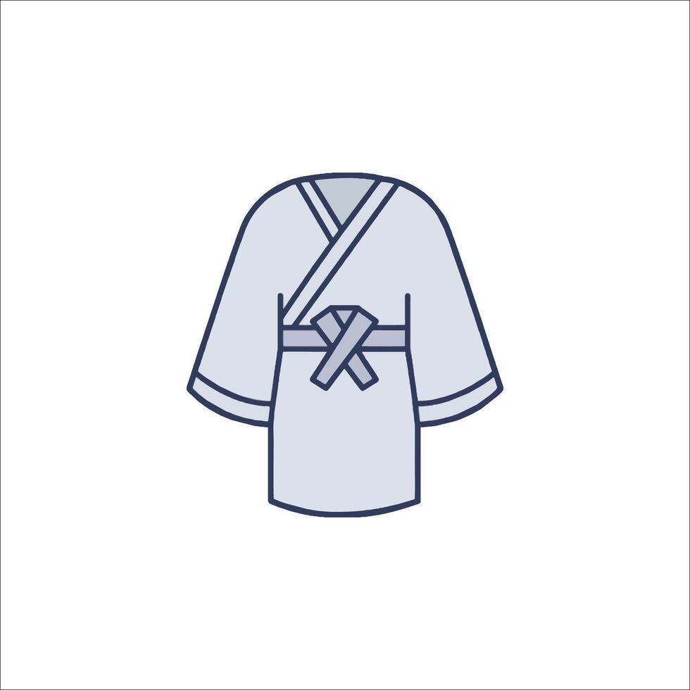 A kimono icon on a white background vector