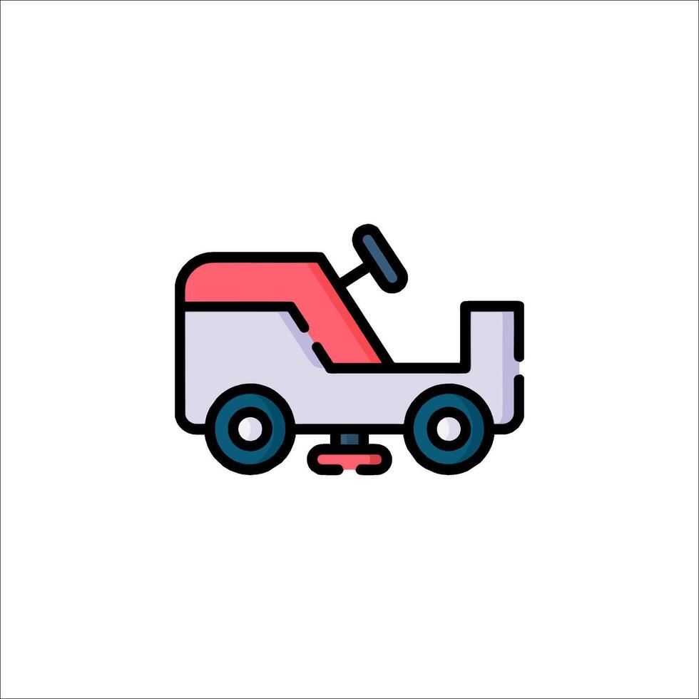 A car with a seat and a seatbelt on it vector