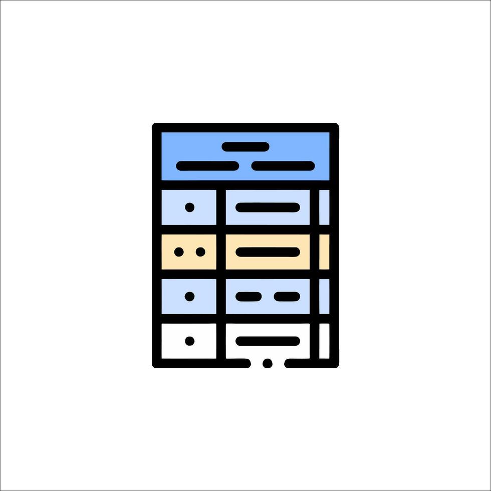 A line icon of a computer with a keyboard and a mouse vector