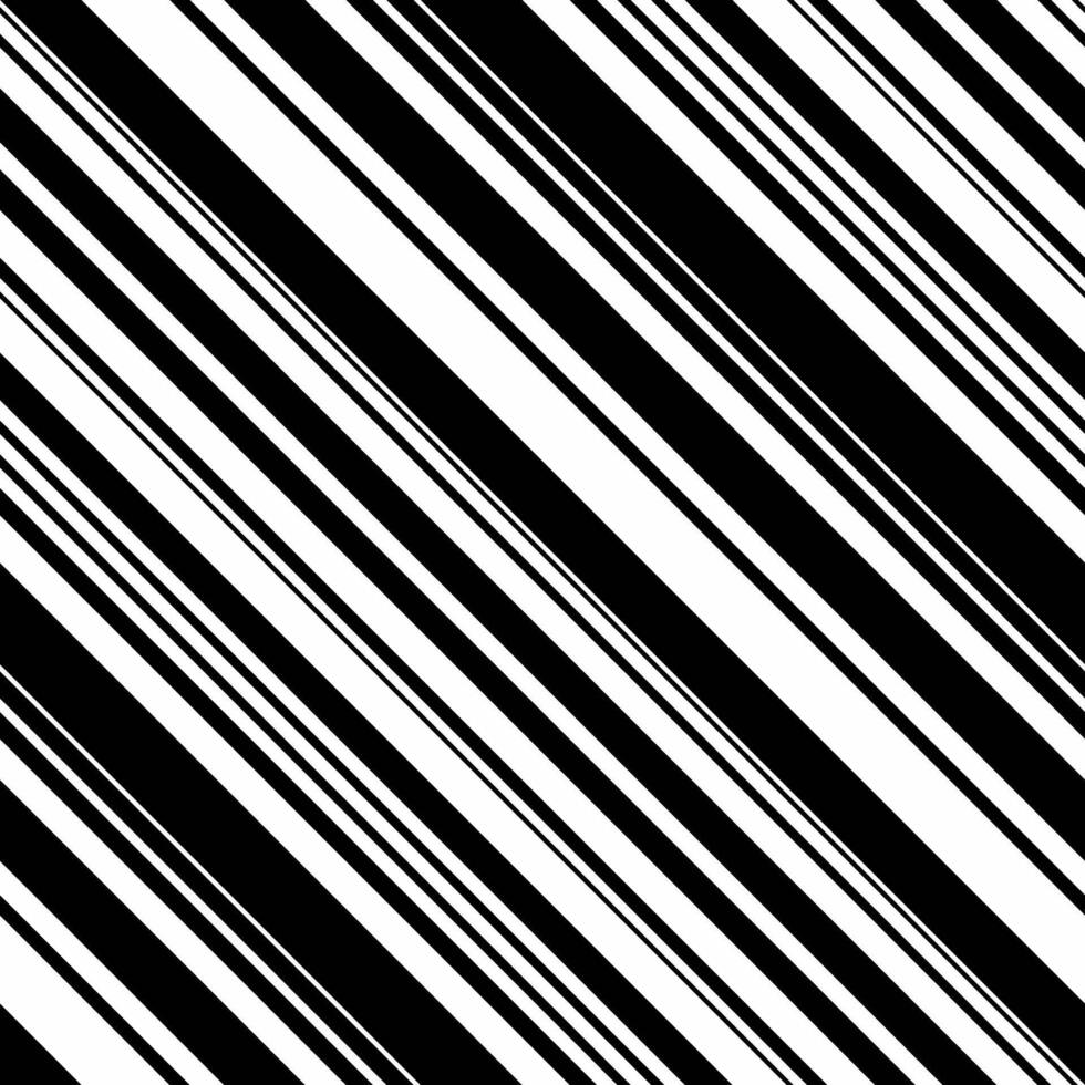 Dynamic diagonal stripes in black and white create a bold, graphic pattern. Perfect for backgrounds, website design, or textile prints, this image conveys energy and movement. vector