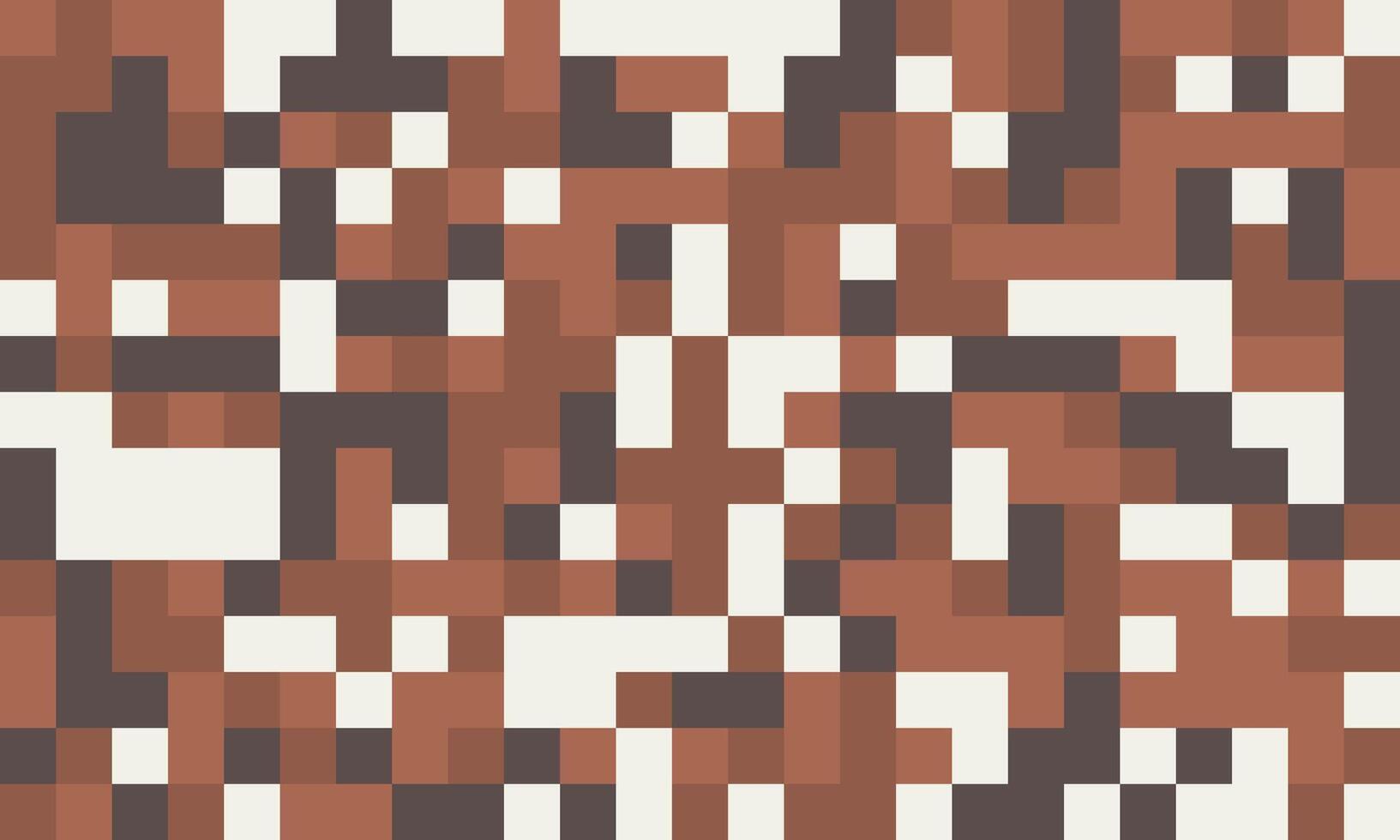 Abstract pixel art background. Earthy tones create a textured, modern design perfect for websites, presentations, or print. This image evokes a sense of digital artistry and subtle complexity. vector