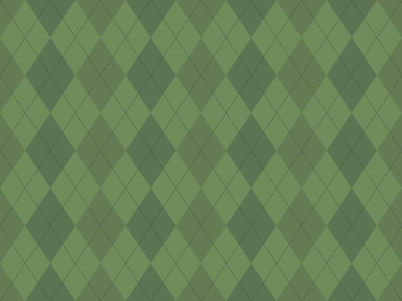 Elegant green argyle diamond pattern. Sophisticated texture ideal for backgrounds, website design, or fashion projects. Subtle and stylish, conveying a sense of classic refinement. vector