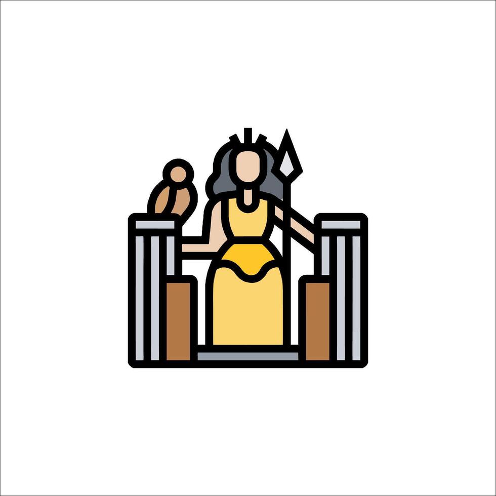 The queen of greece icon vector