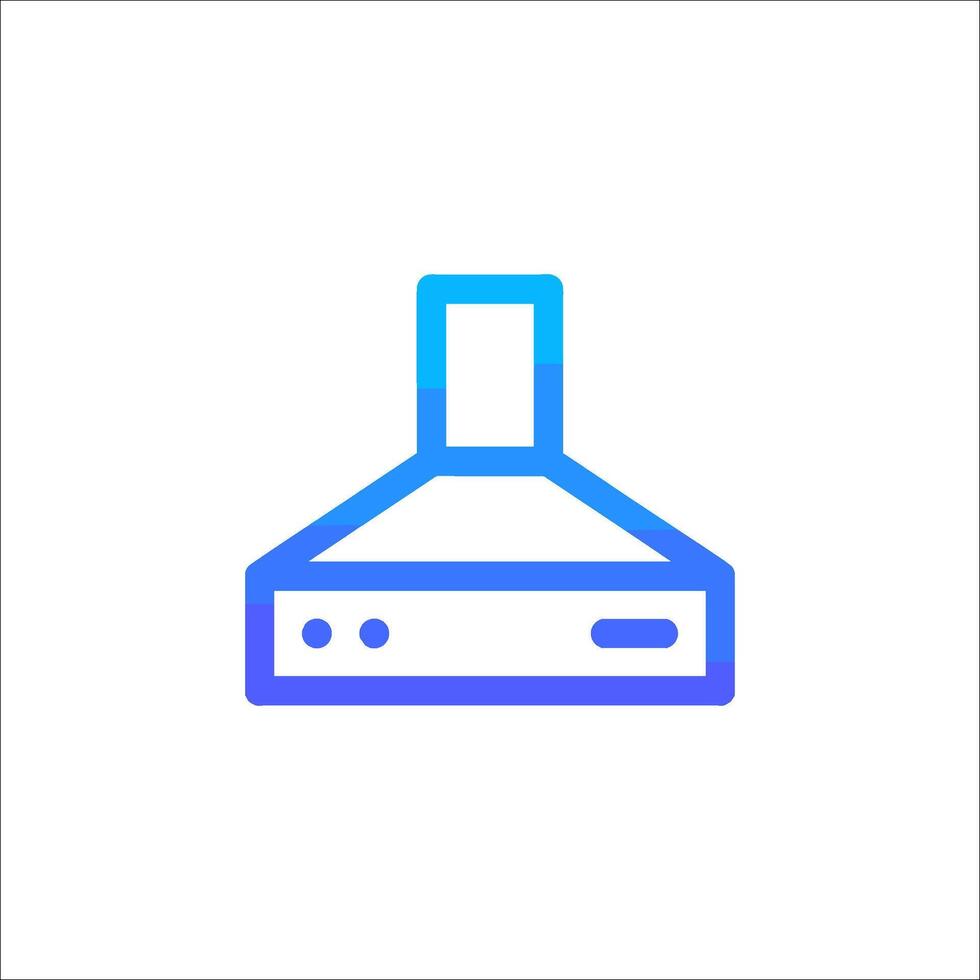 A kitchen stove icon on a white background vector