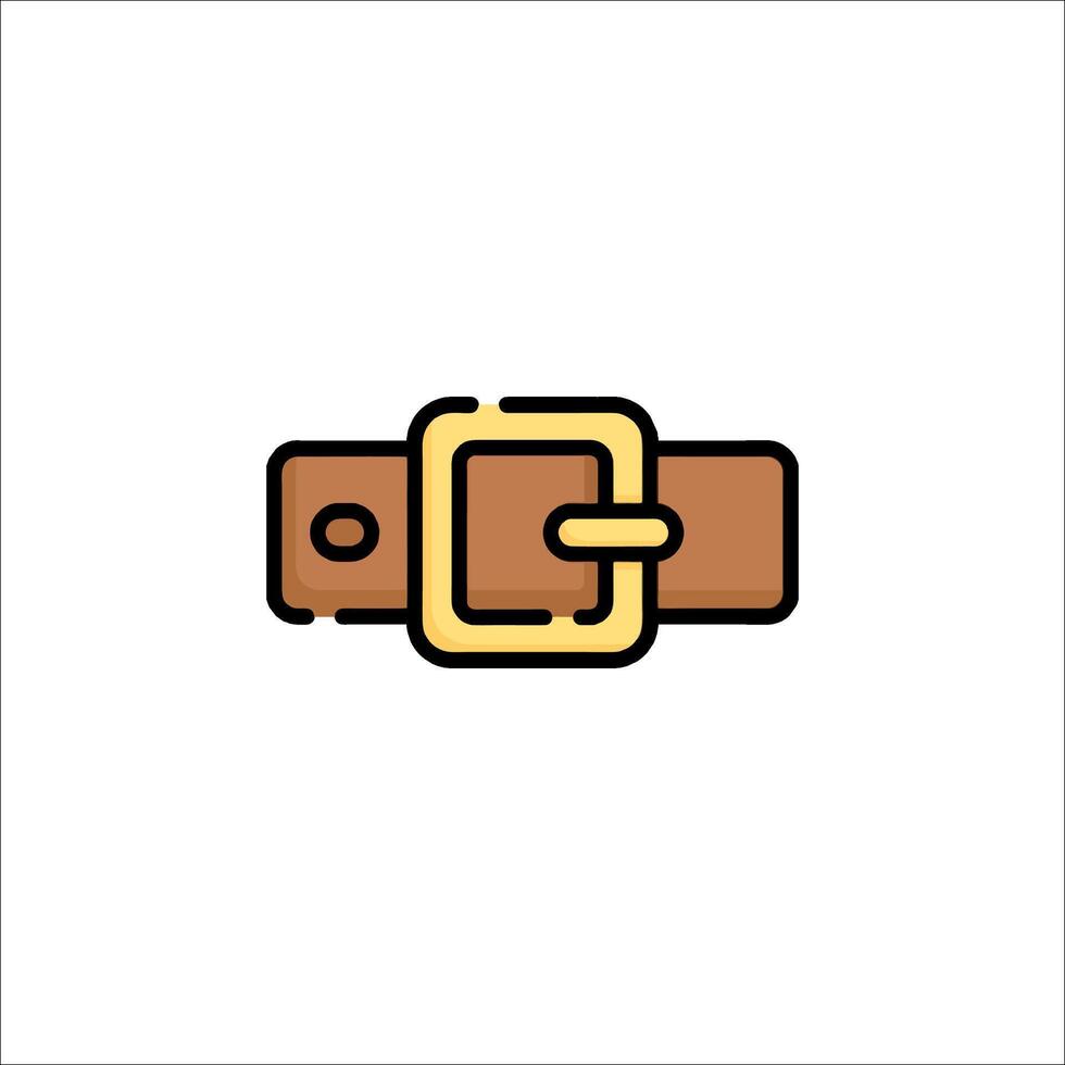 A belt icon on a white background vector