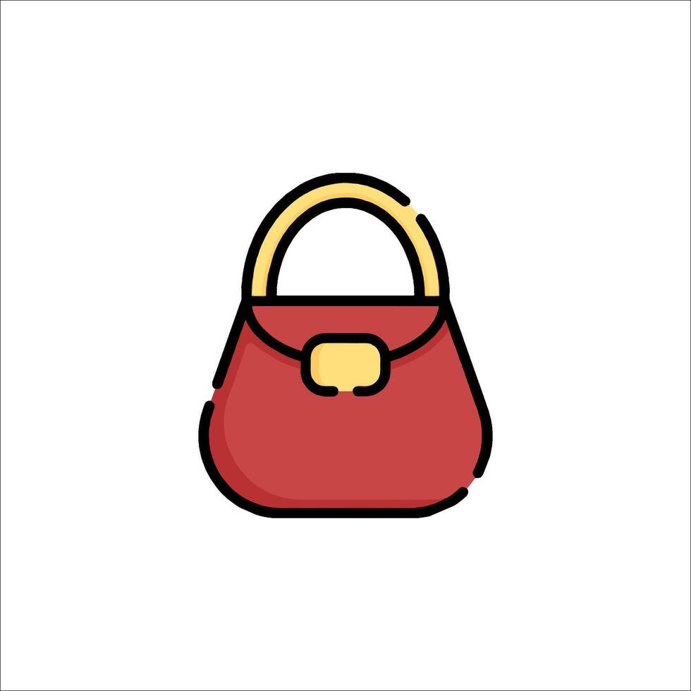 Handbag icon illustration vector