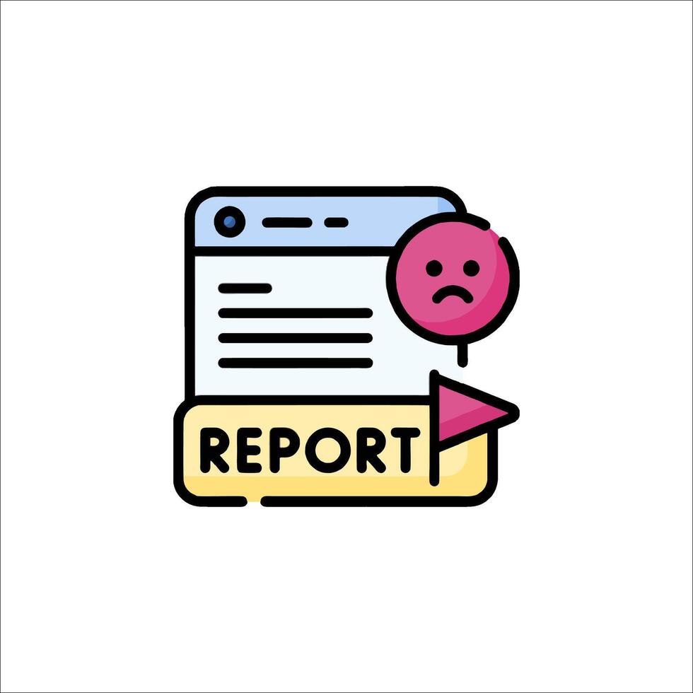 Report icon illustration vector