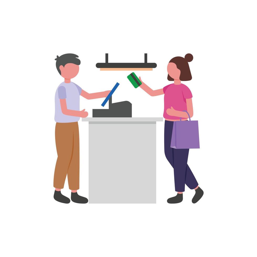 Card Based Purchase Transaction vector