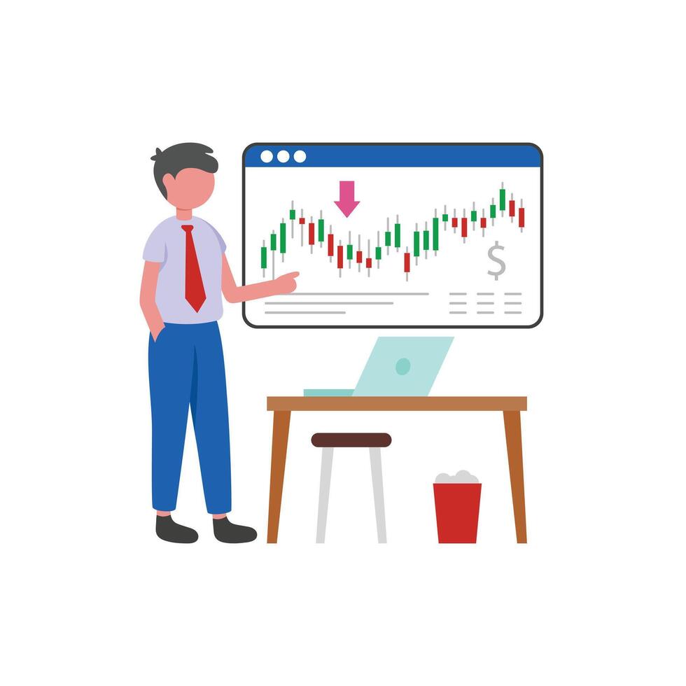Global Capital Trading System vector