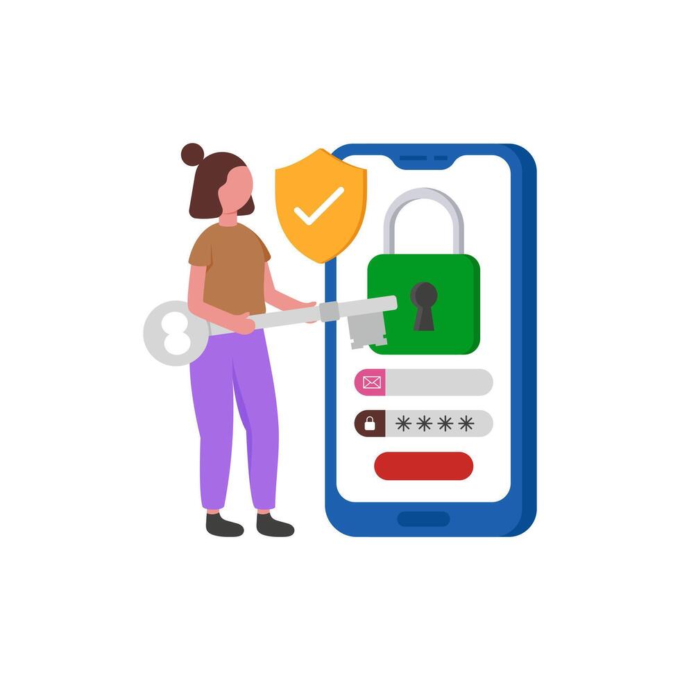 Secure Authentication Entry Process vector