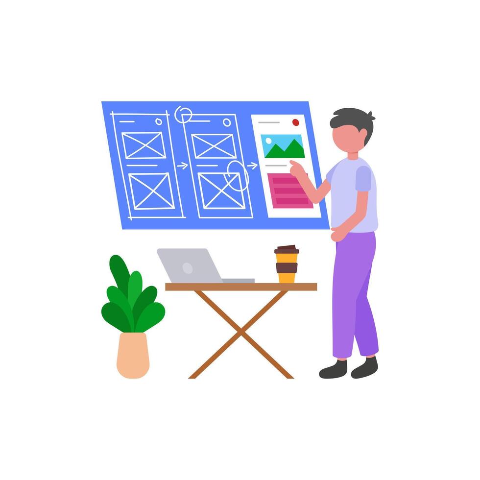 Creative Development Stages vector