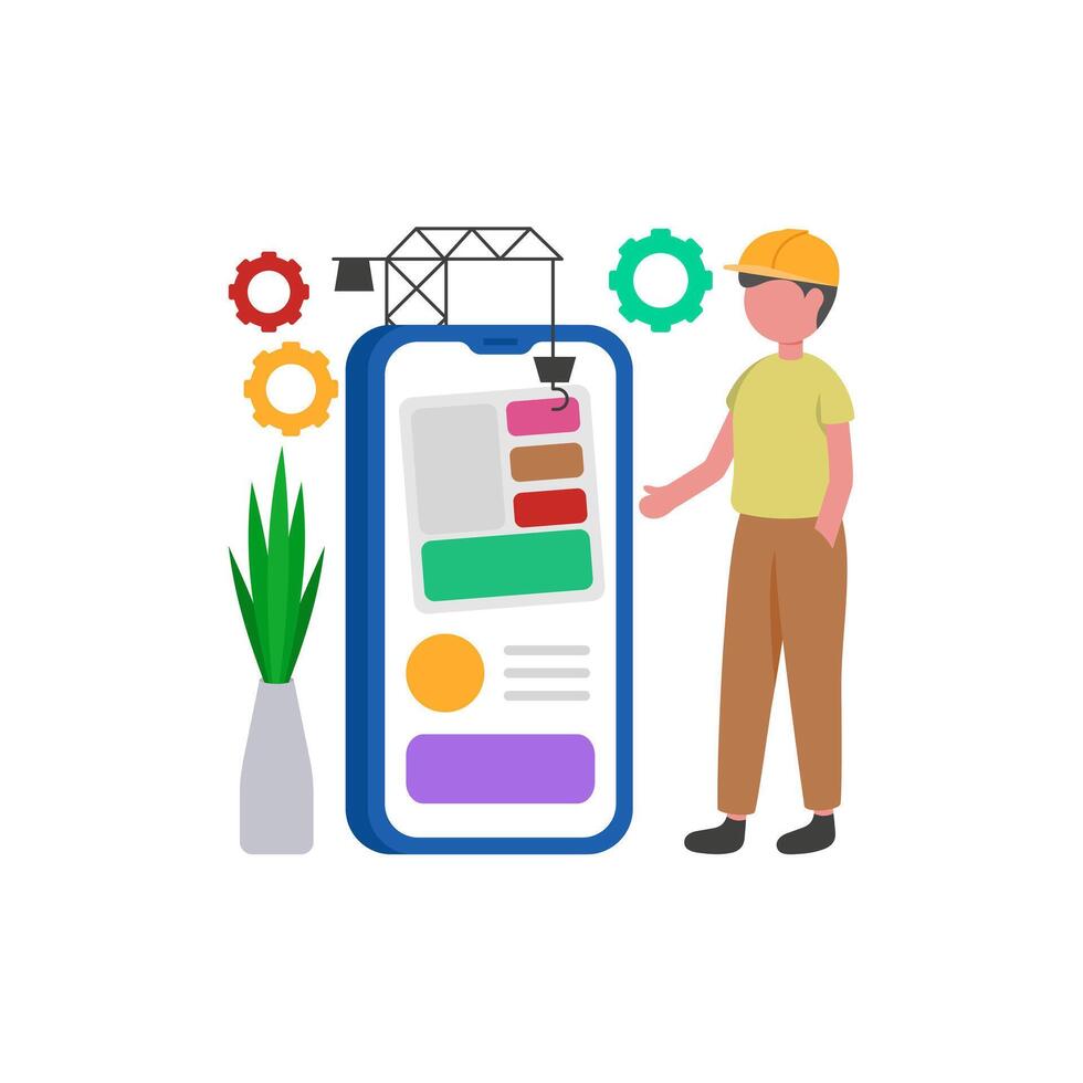 Technical Solution Developer vector