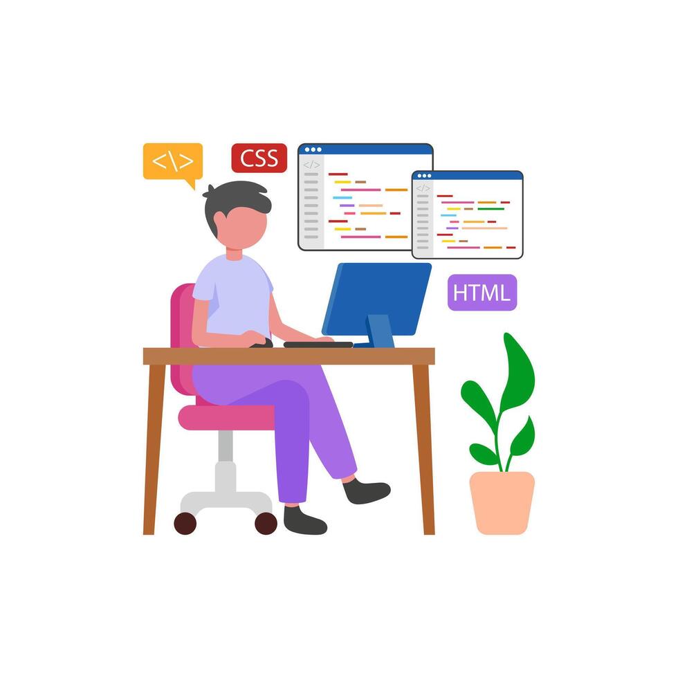 Software Development Professional vector
