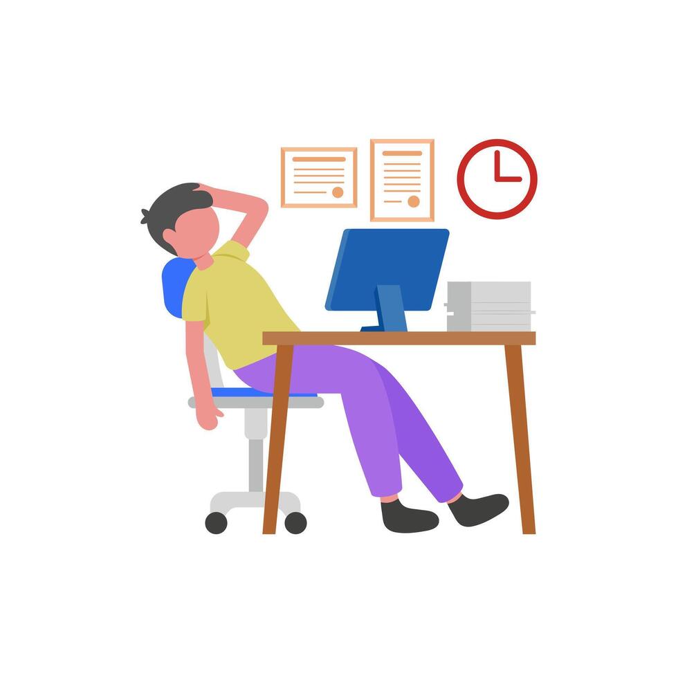 Work Fatigue Recovery Strategies vector