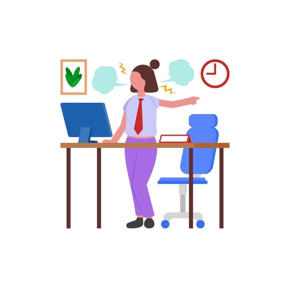 Workplace Tension Management Strategies vector