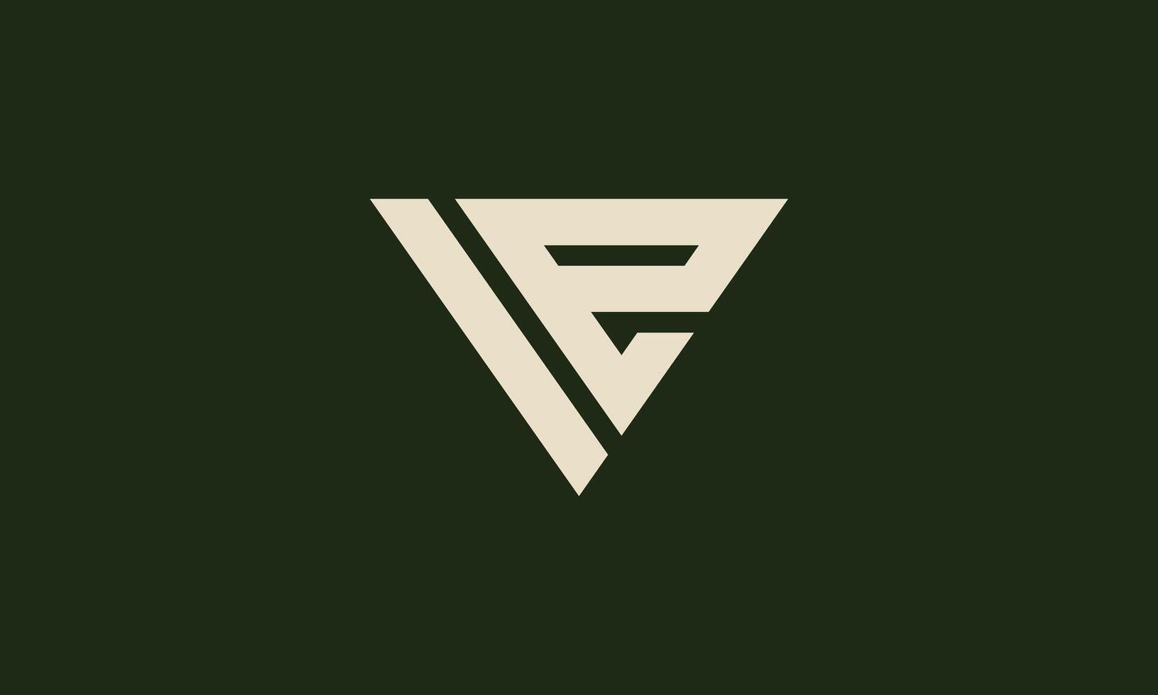 Ie or le monogram logo design vector