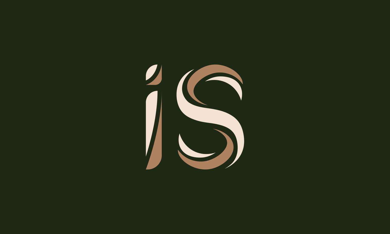 is monogram logo design vector