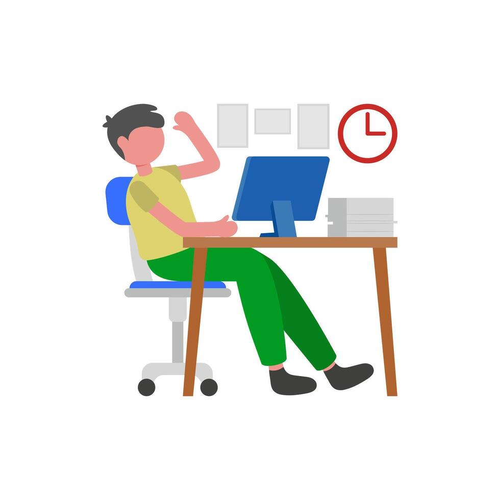 Workplace Fatigue Management Strategies vector