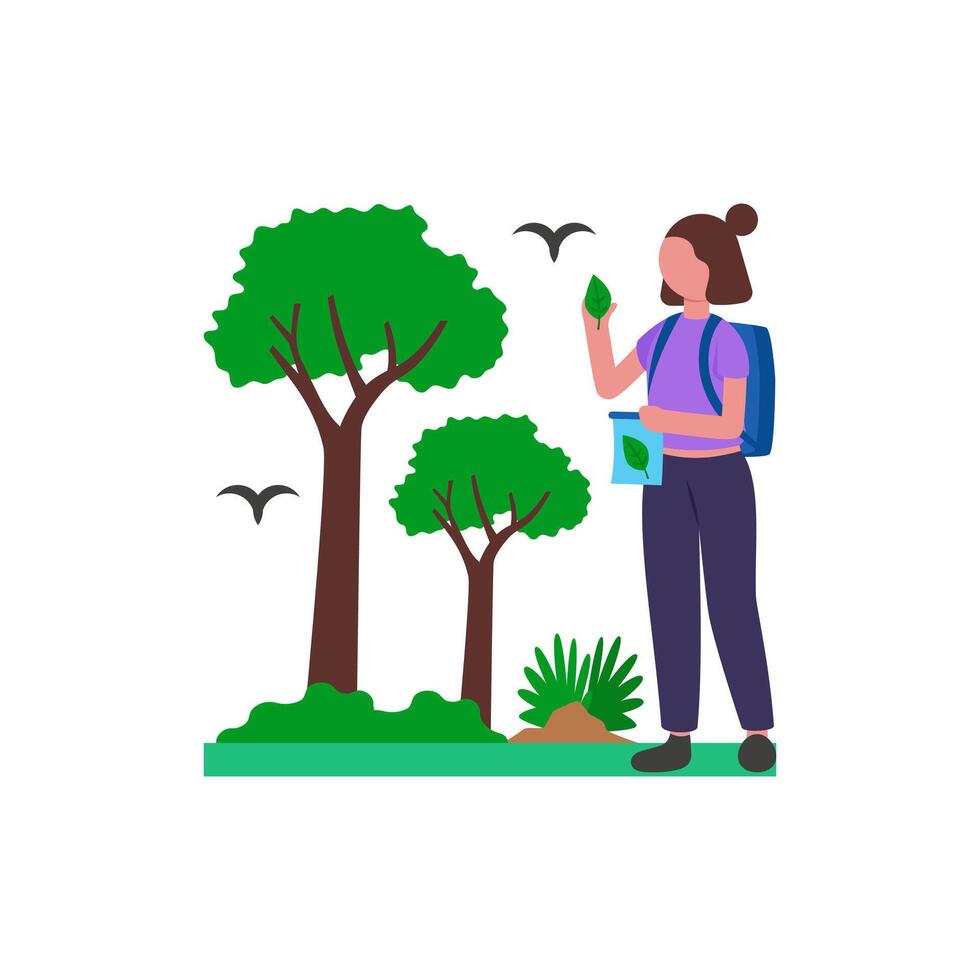 Ecological Research Fieldwork vector