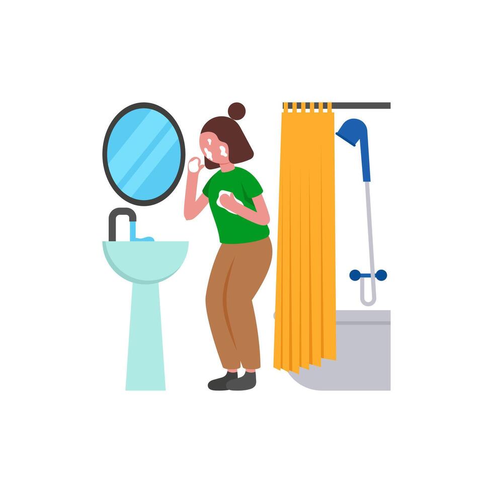 Refreshing Evening Face Wash vector