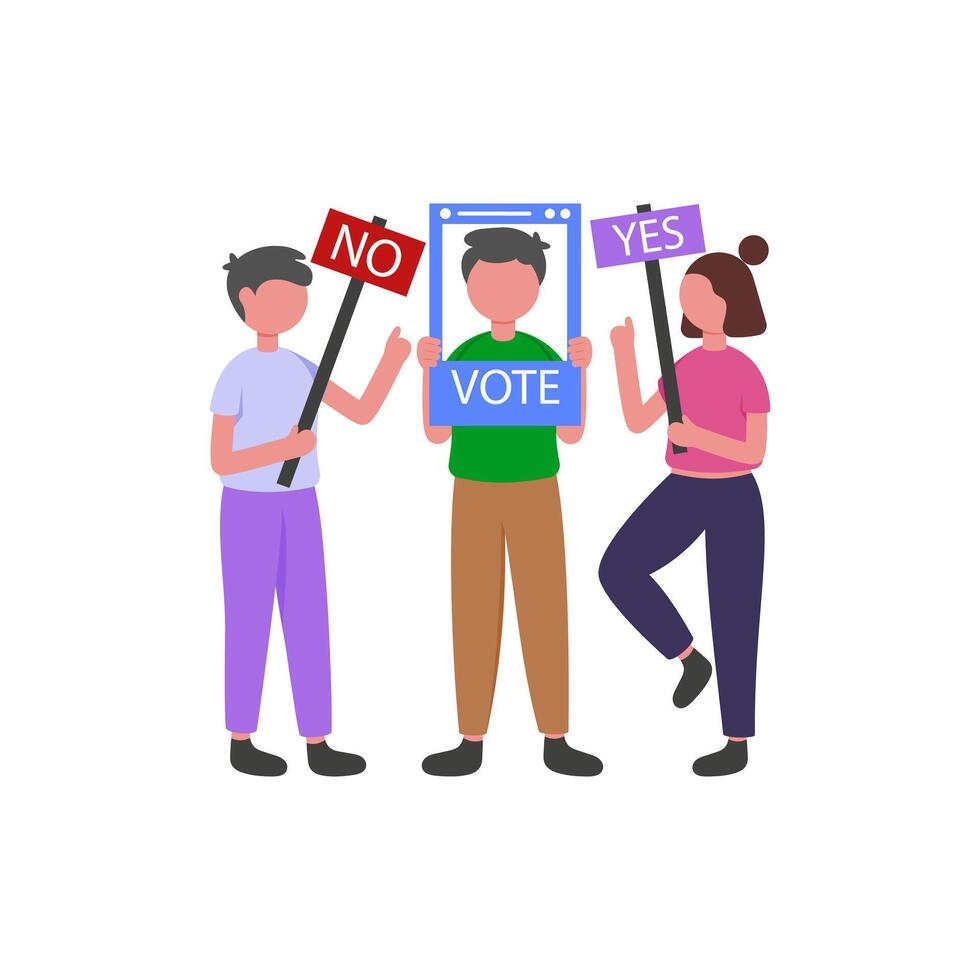 Fundamental Voting Rights Protection vector