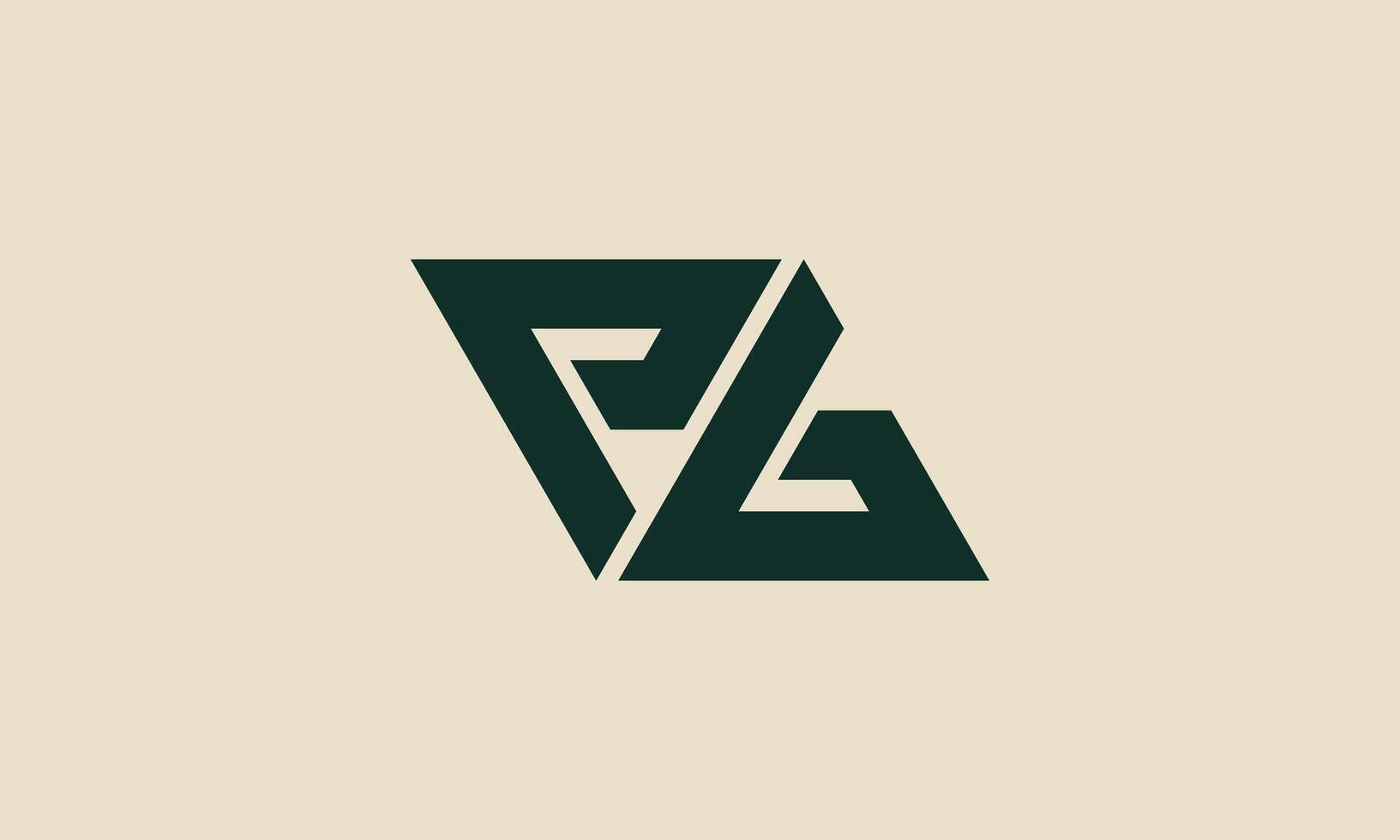 Pb monogram logo vector