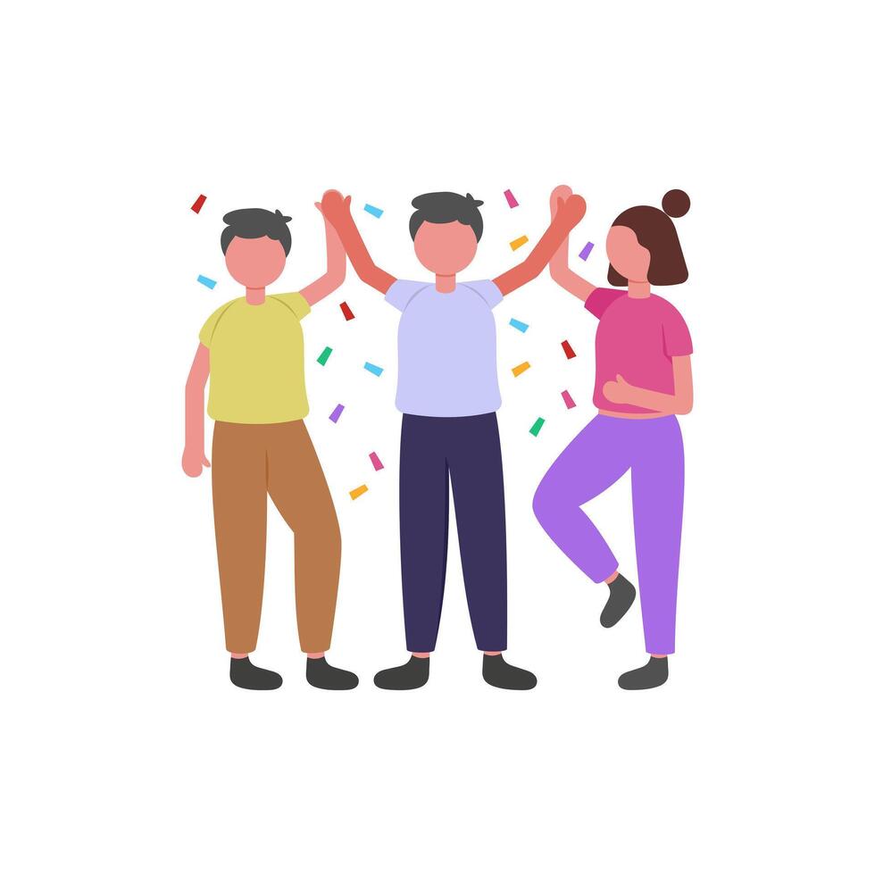 Election Victory Celebration Event vector
