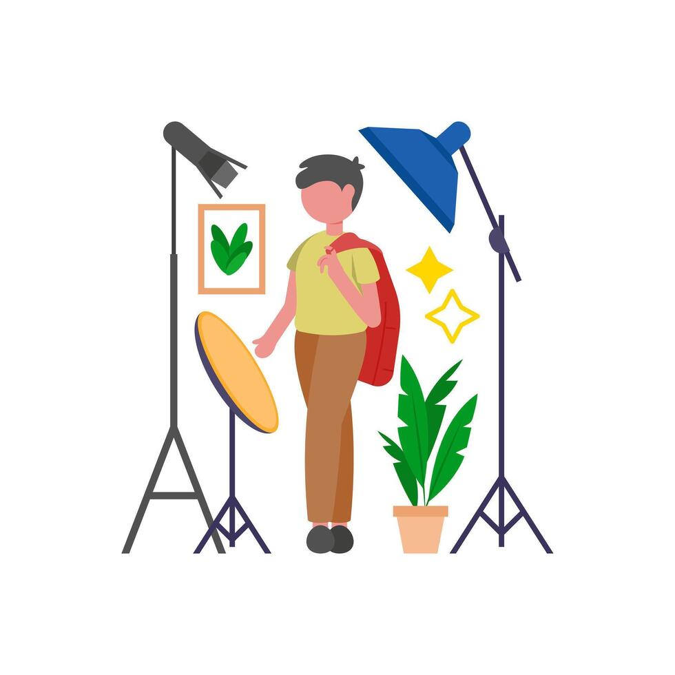 Creative Photo Shoot Session vector