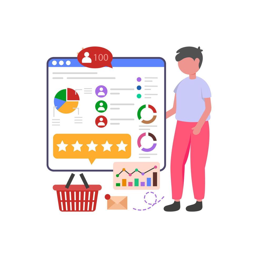 Current Online Trend Monitoring vector