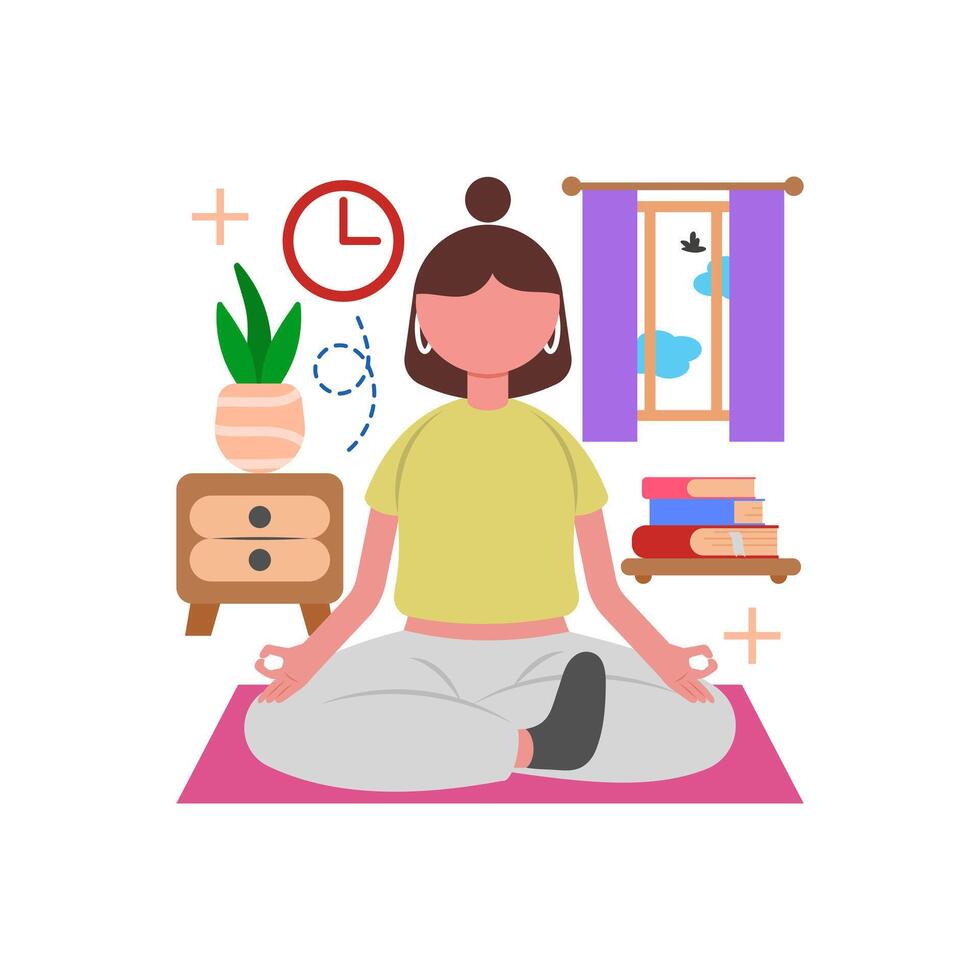 Quick Mental Wellness Break vector
