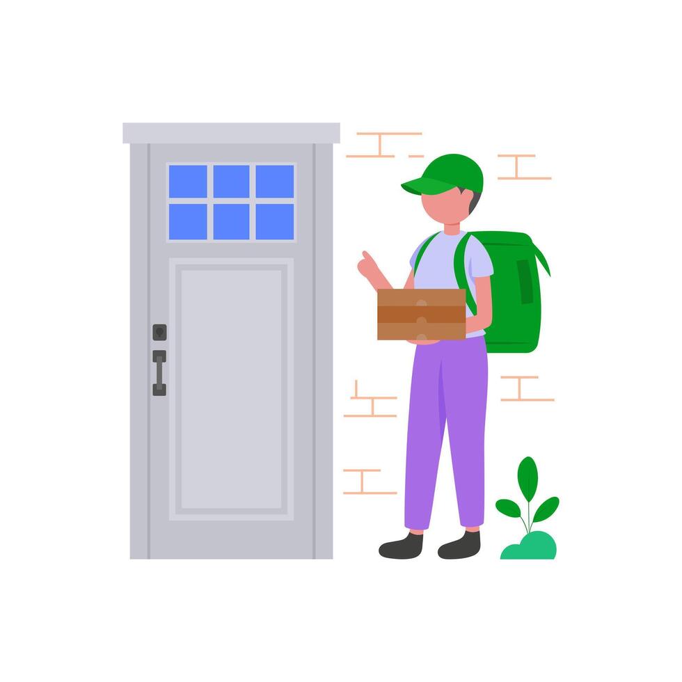 Direct Home Delivery Service vector