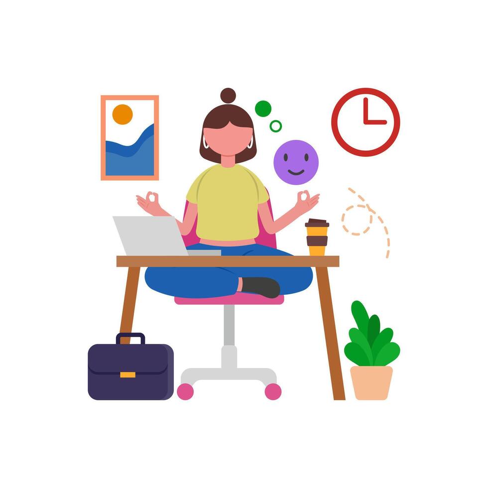 Workplace Wellness Program Employee Health vector