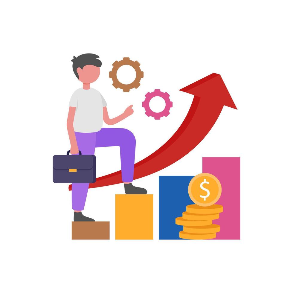 Career Development For Future Growth vector