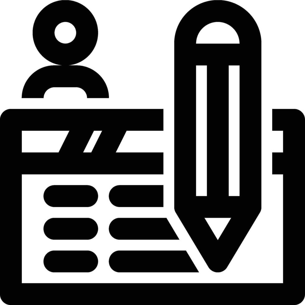 Blog, Personal Blog, Blogging Outline Icon vector