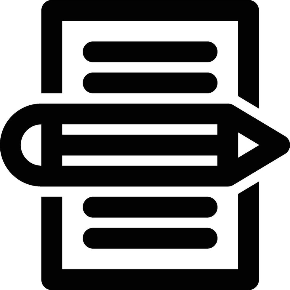 Copywriting, Writing, Editing Outline Icon vector