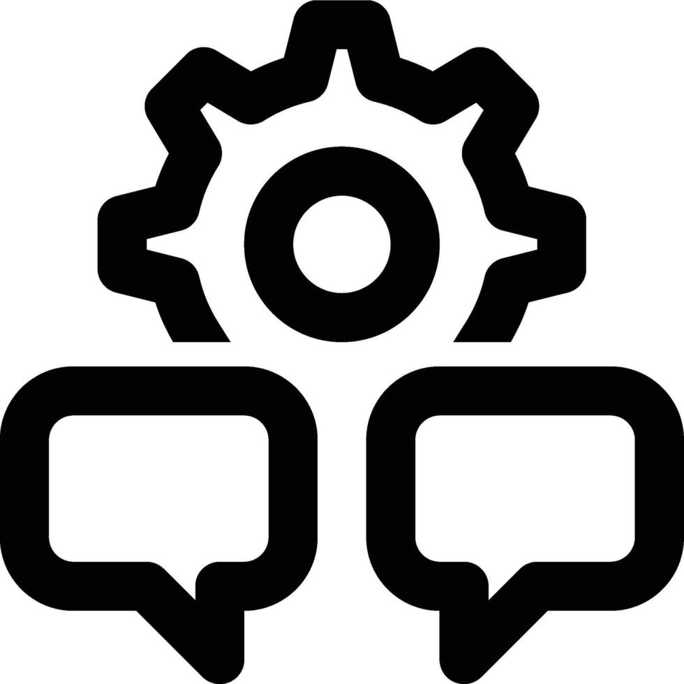 Development Communication, Integration, Communications Outline Icon vector