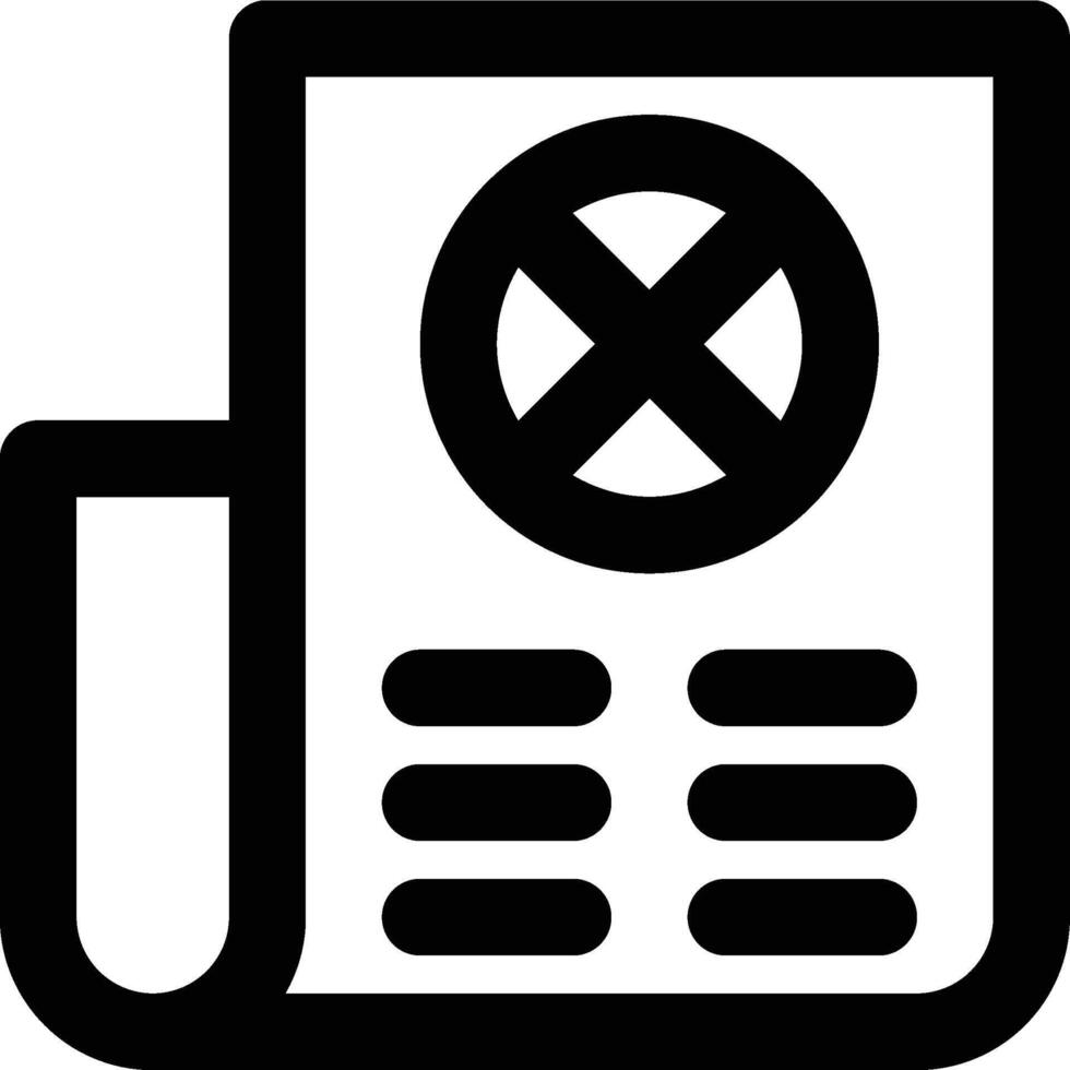 News Embargo, Press Embargo, Journalism Outline Icon vector